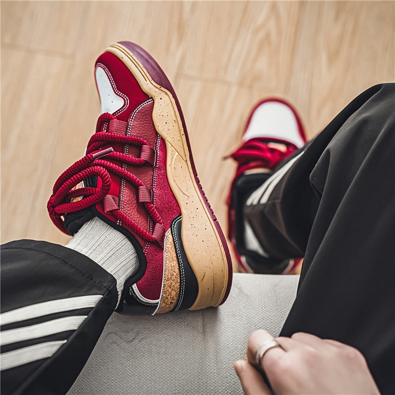 Women's Casual Lace Up Sneakers, Platform Soft Sole Walking Skate Shoes, Comfort Low-top Daily Footwear - Topdecheztop.fr