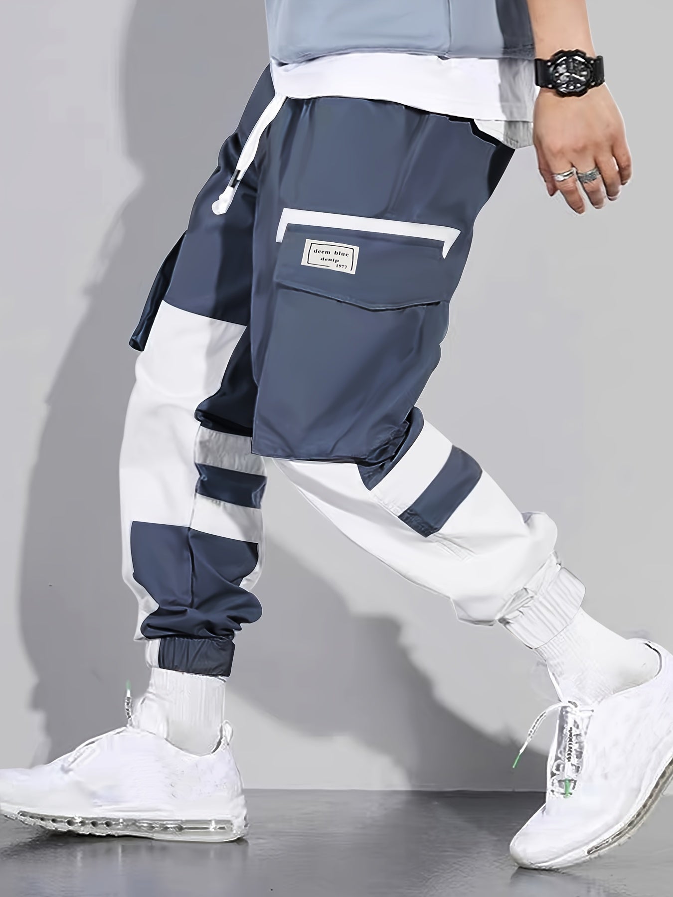 Pantalon multi-poches pour homme