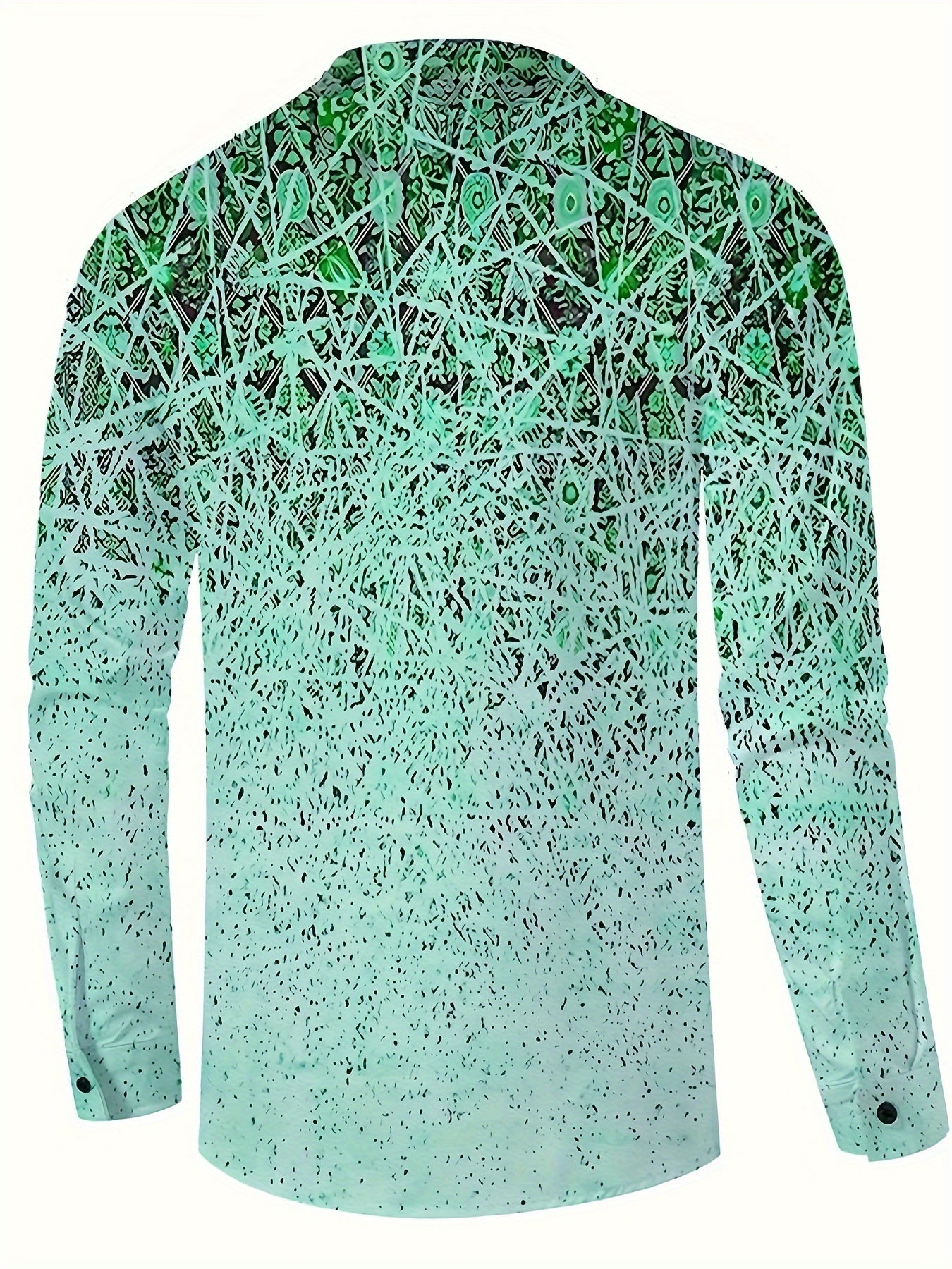 Chemise Henley décontractée à manches longues et boutons pour homme