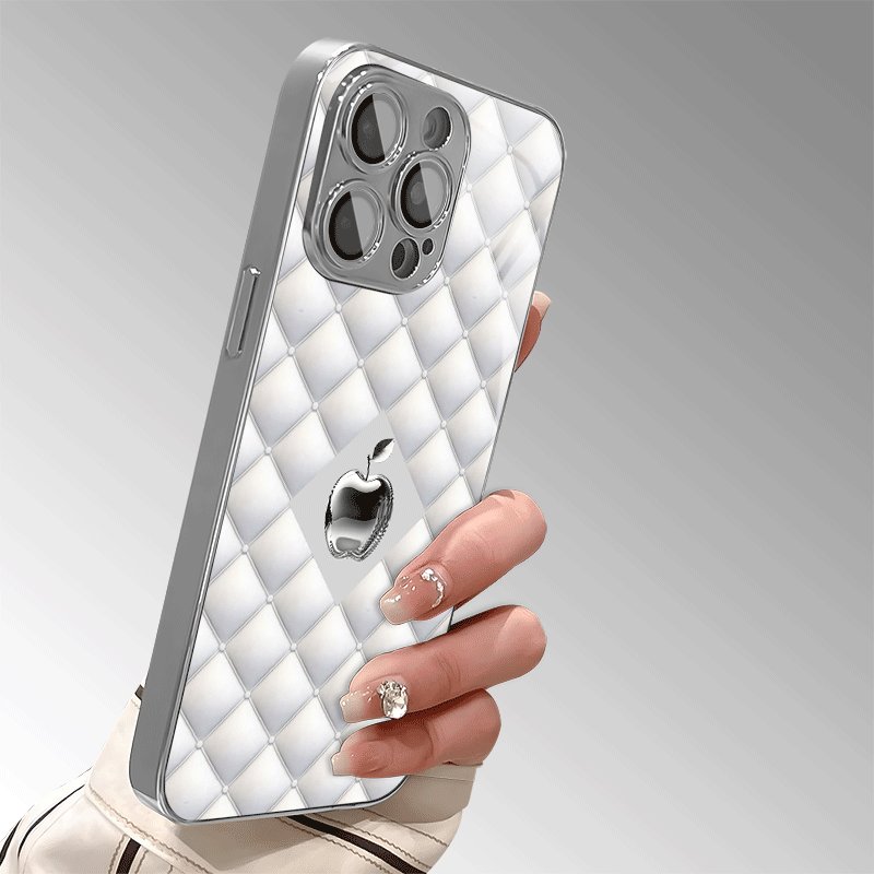 Coque de protection en verre trempé galvanisé avec motif imprimé, IPHONE - Topdecheztop.fr