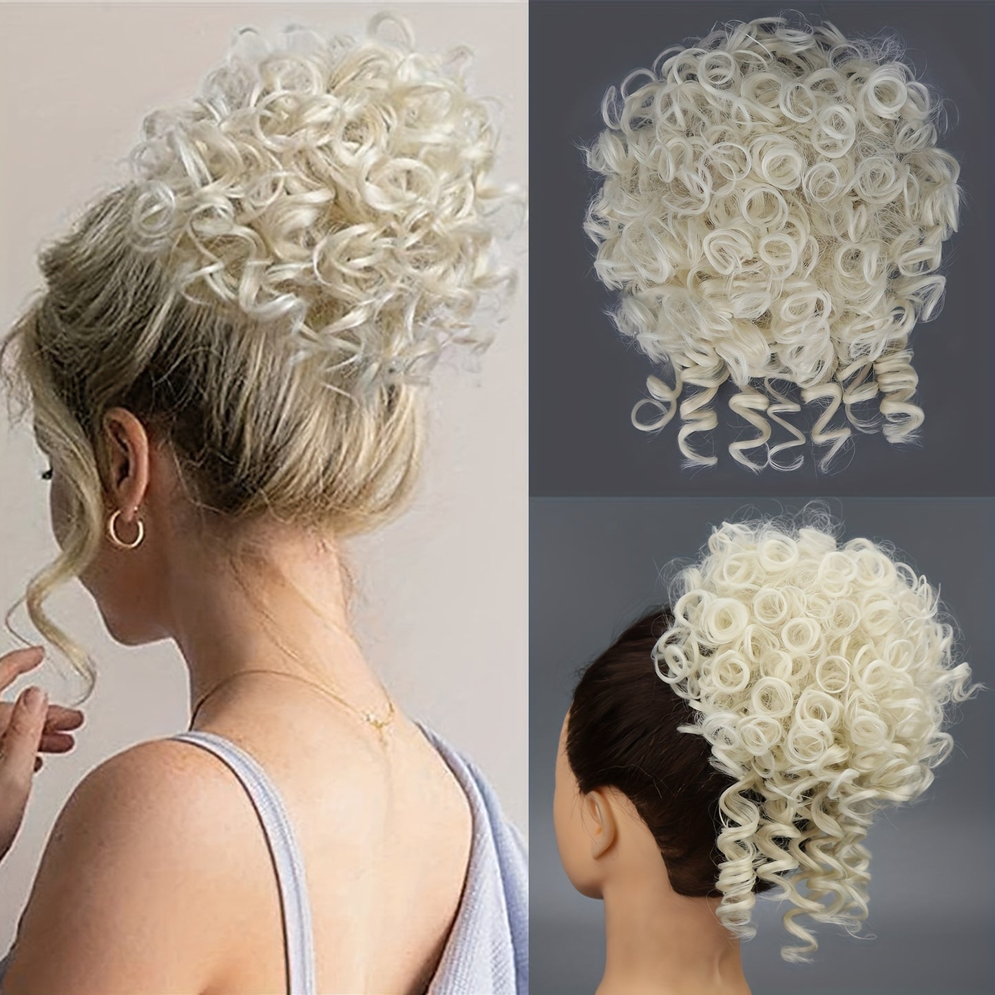 Chignon court et décoiffé de 25,4 cm - Topdecheztop.fr
