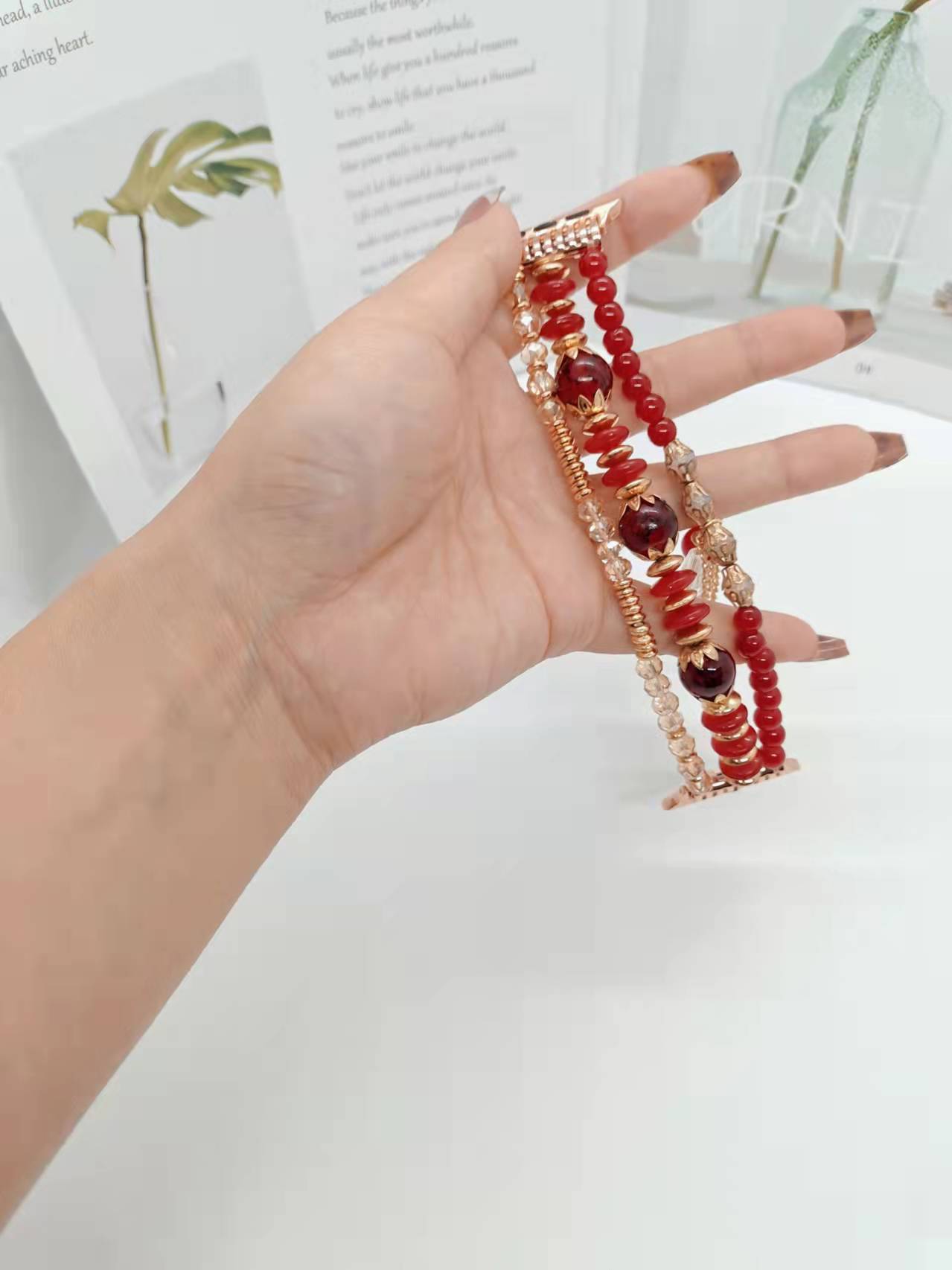 Bracelet élastique à perles