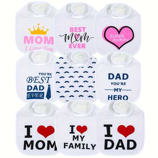 3pcs Baby Bibs: Keep Your Little One Clean & Stylish During Teething! - Topdecheztop.fr