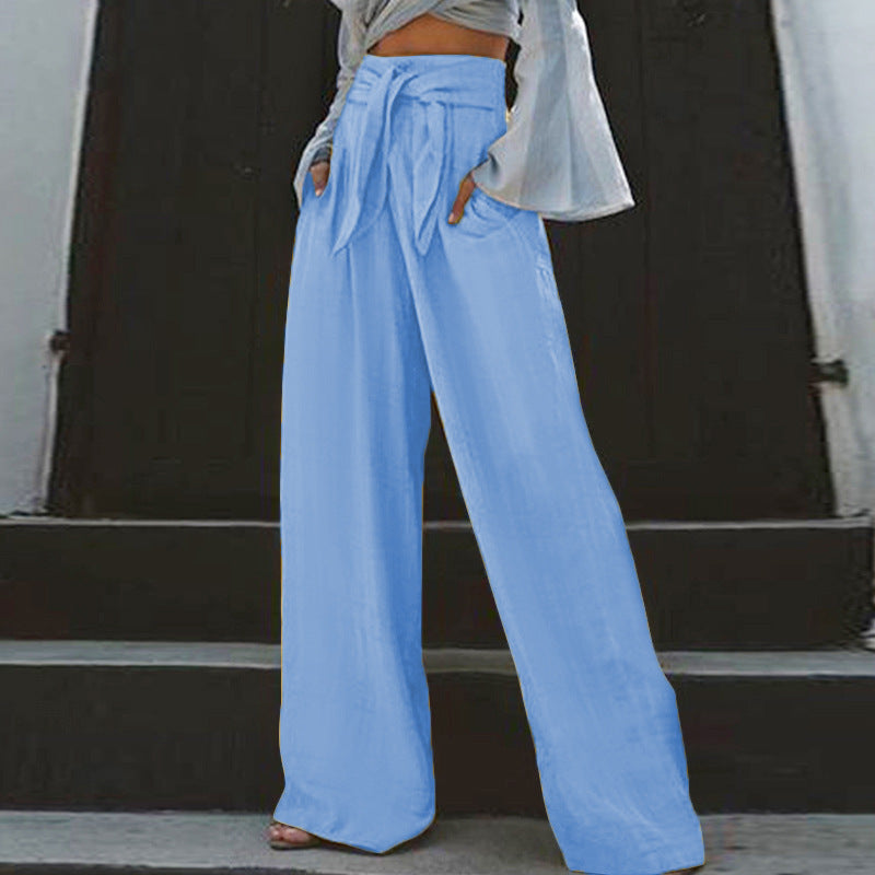 Pantalon décontracté ample grande taille style rétro - Topdecheztop.fr