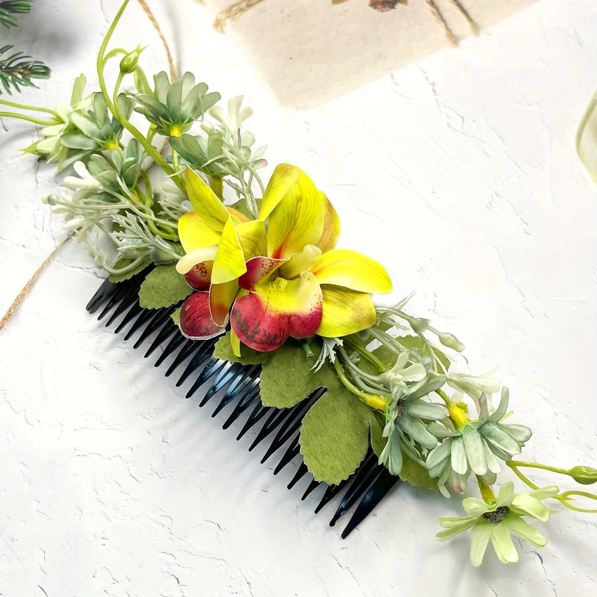Nouveau peigne à cheveux en tissu synthétique de style bohème thaïlandais - Topdecheztop.fr