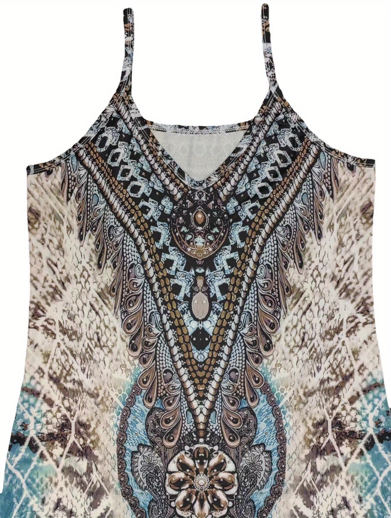 Robe à imprimé graphique - Topdecheztop.fr