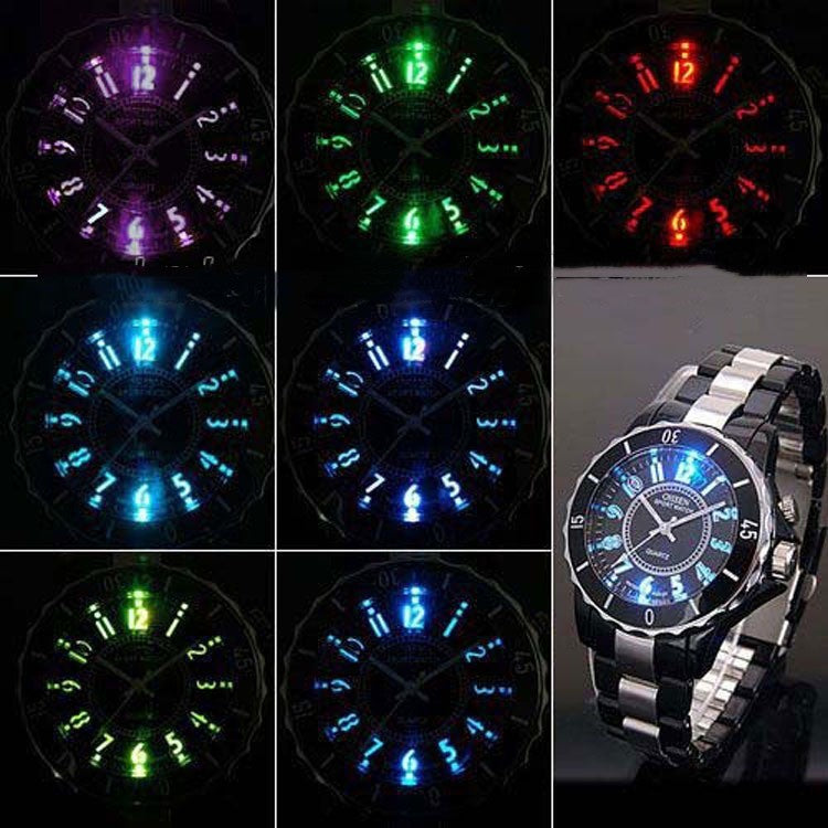 Montre de sport colorée pour homme