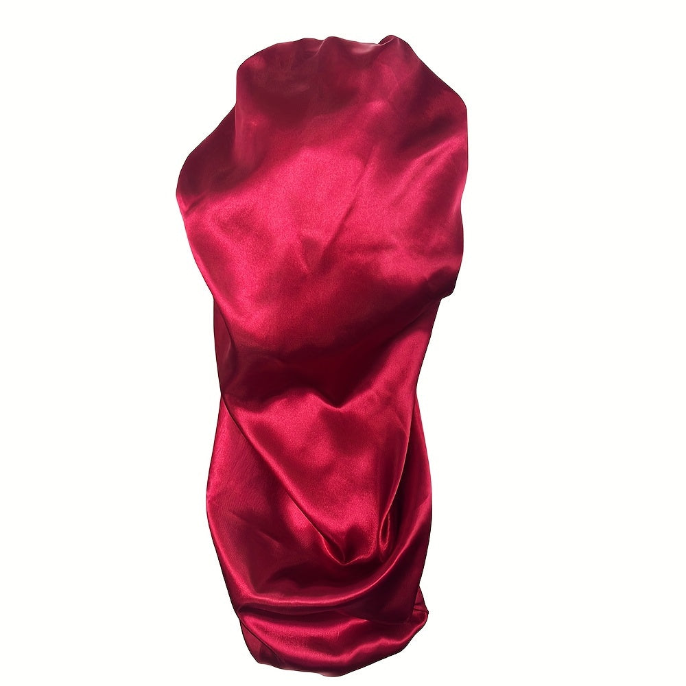 Lot de 2 bonnets de nuit extra longs en satin à nouer - Topdecheztop.fr