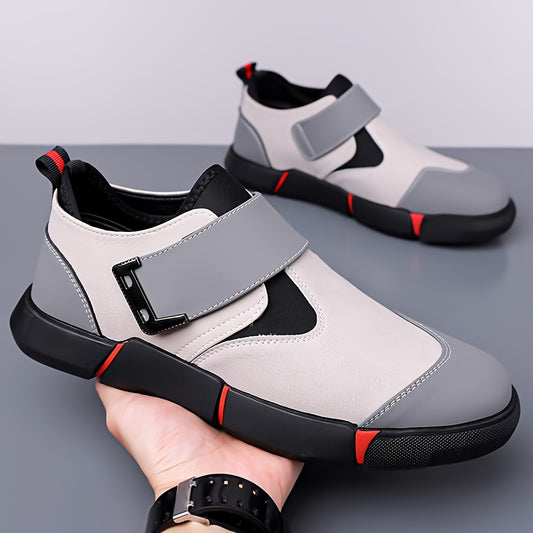 Baskets décontractées pour hommes avec fermeture auto-agrippante réglable - Topdecheztop.fr