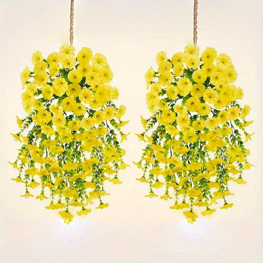 Lot de 2 marguerites artificielles suspendues - Topdecheztop.fr
