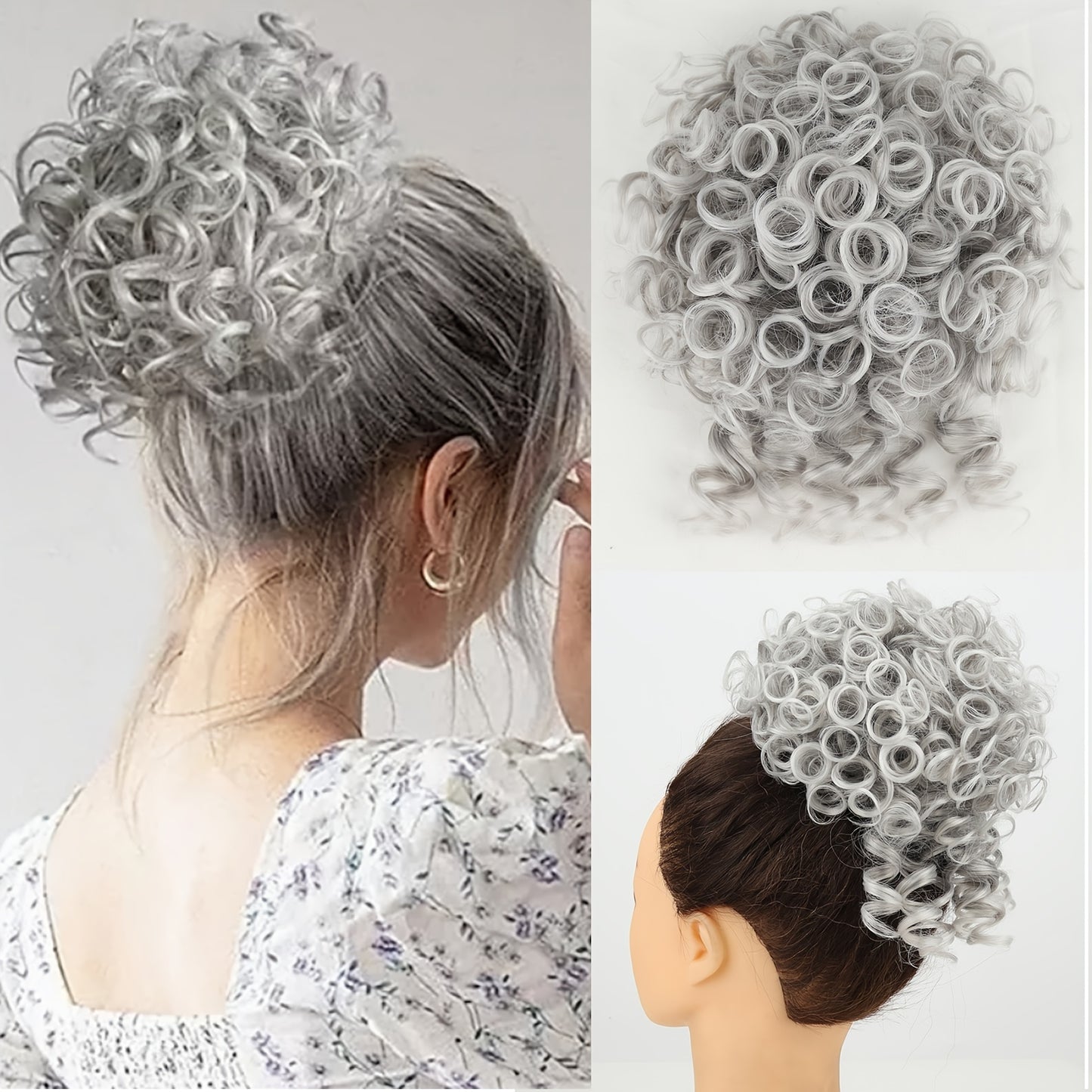 Chignon court et décoiffé de 25,4 cm - Topdecheztop.fr