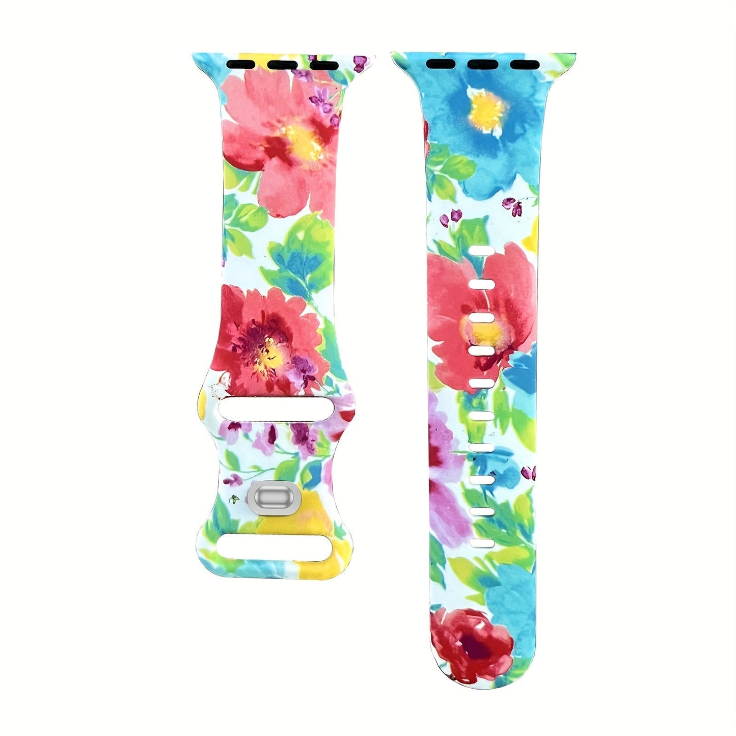 Bracelet de montre imprimé floral - Topdecheztop.fr