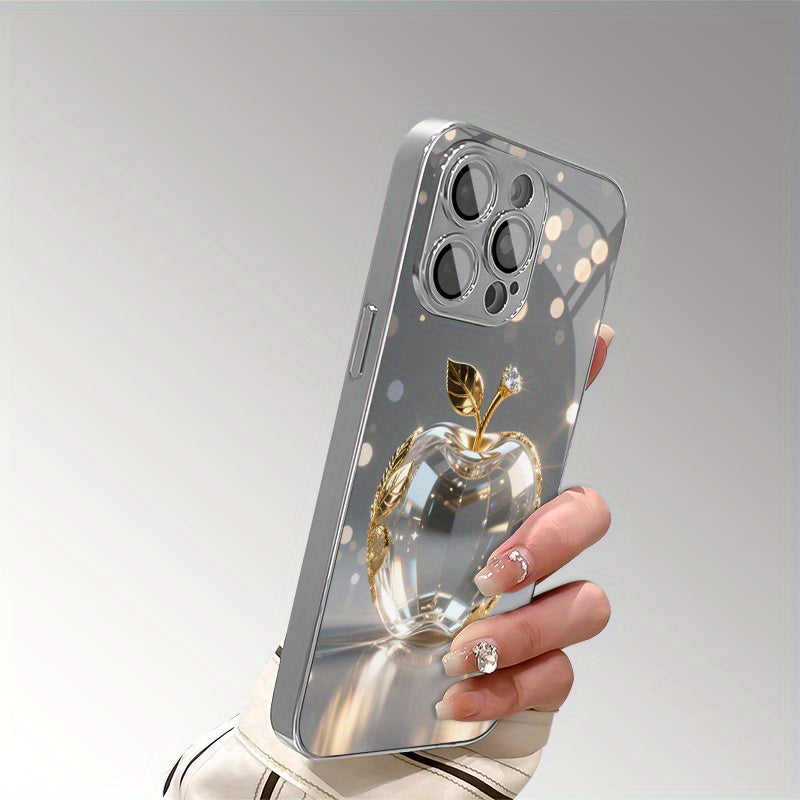 Coque de téléphone en TPU électroplaqué, luxueuse et transparente, IPHONE - Topdecheztop.fr