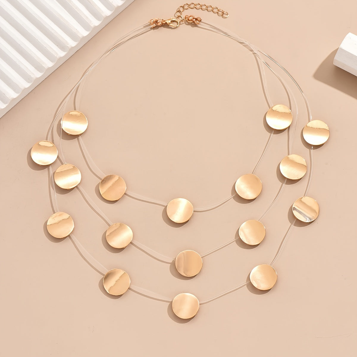 Collier géométrique circulaire - Topdecheztop.fr