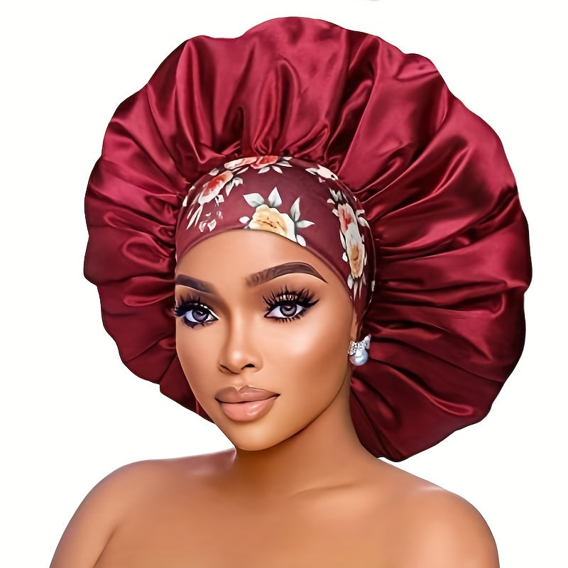 Grand bonnet en satin pour femme - Topdecheztop.fr