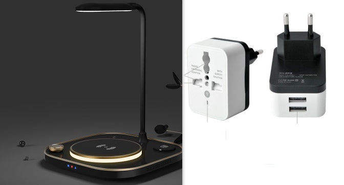 Chargeur magnétique sans fil 3-en-1, lampe de bureau à charge rapide 15 W - Topdecheztop.fr
