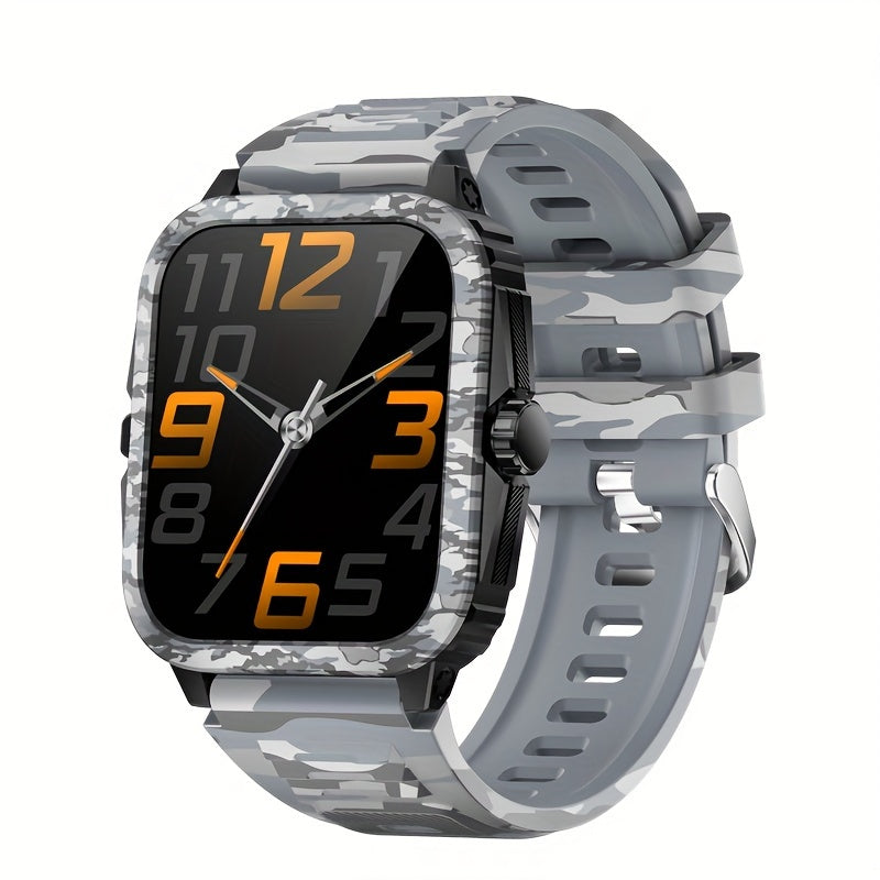 Montre connectée style camouflage JELLOO avec enregistrement d'exercice - Topdecheztop.fr