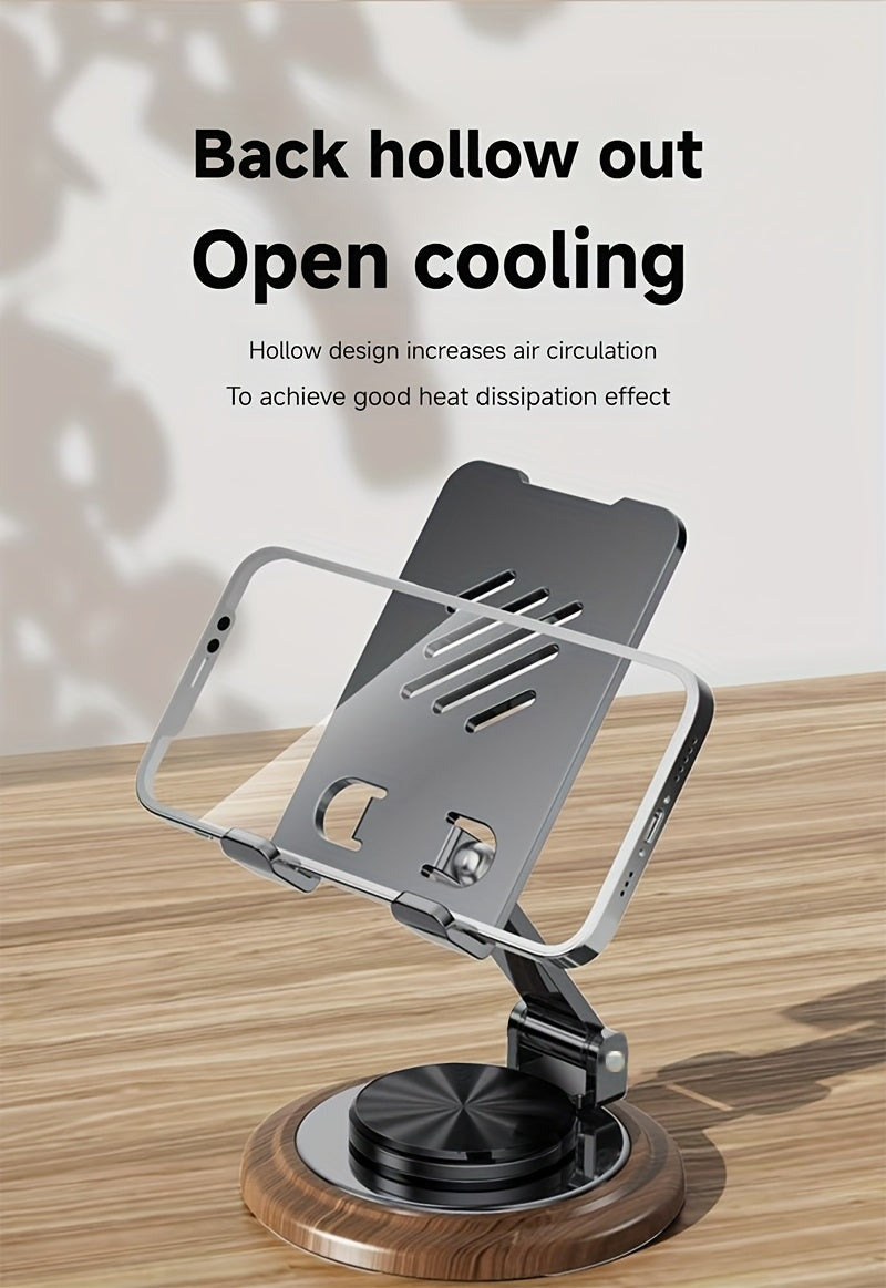 Support de téléphone portable pliable en bois