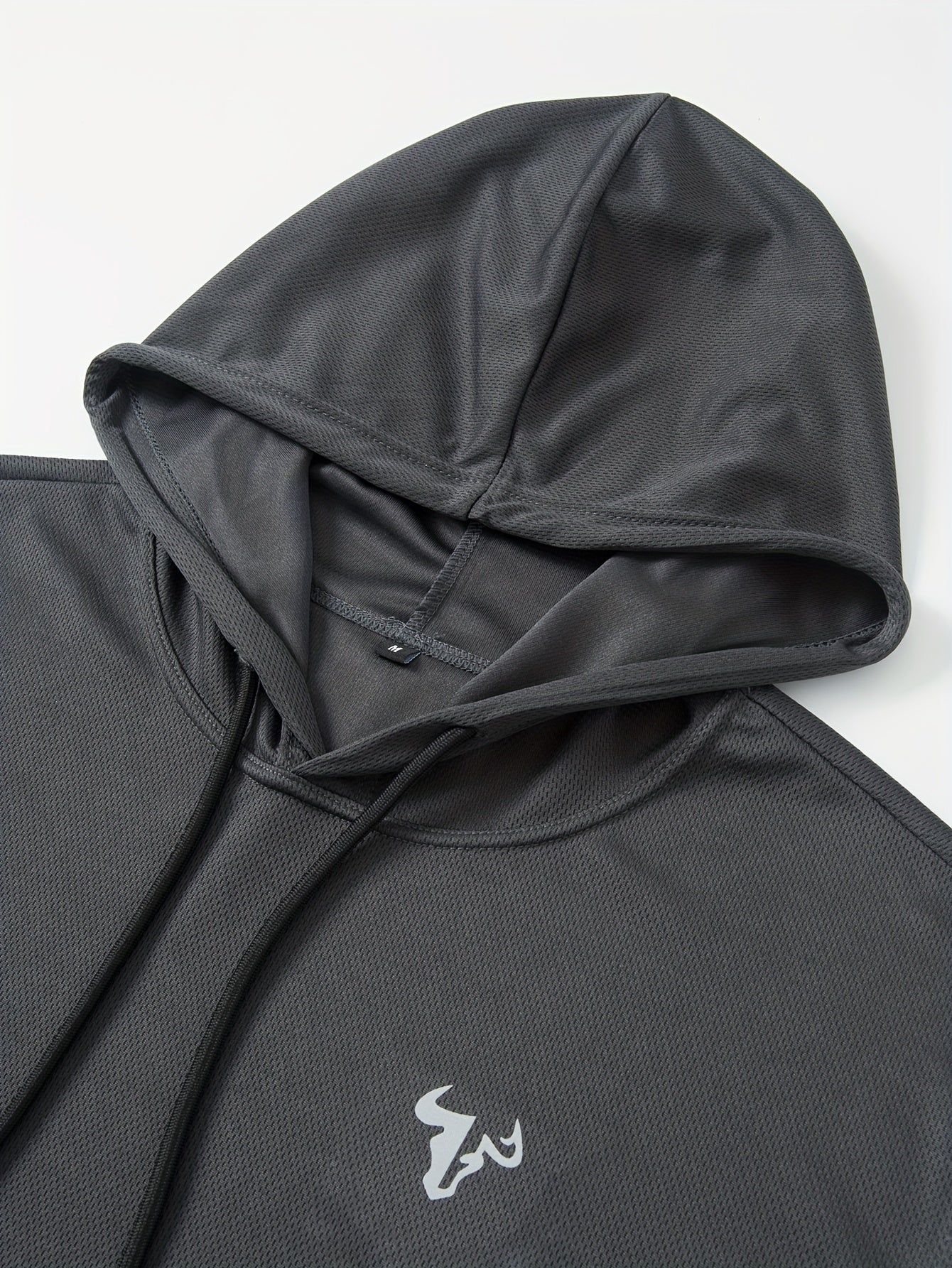 2pcs Men's Casual Sportswear Set, Drawstring Hooded Vest and Soft Comfortable Outdoor Pants, Polyester Knit Fabric - Cool, Breathable, Quick-Dry, Soft & Cozy Multifunctional Gym Wear for Daily Workouts, Running, Cycling, Fish - Topdecheztop.fr