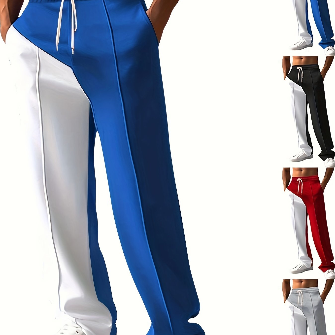 Pantalon polyvalent respirant à cordon de serrage pour homme