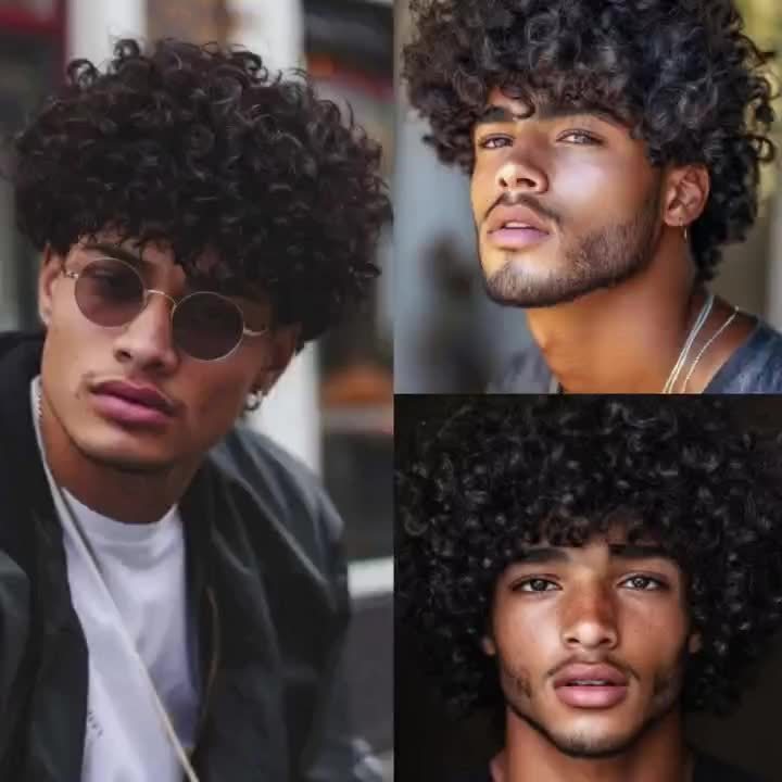 Perruque afro bouclée/crépue - Accessoire de mode