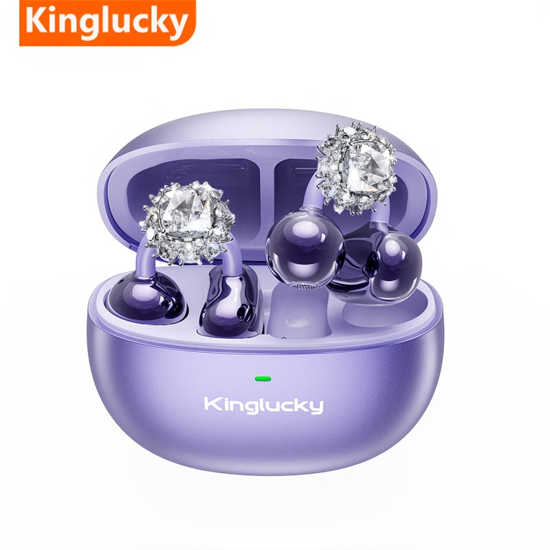 Écouteurs à clip Kinglucky, écouteurs ouverts sans fil, boucles d'oreilles