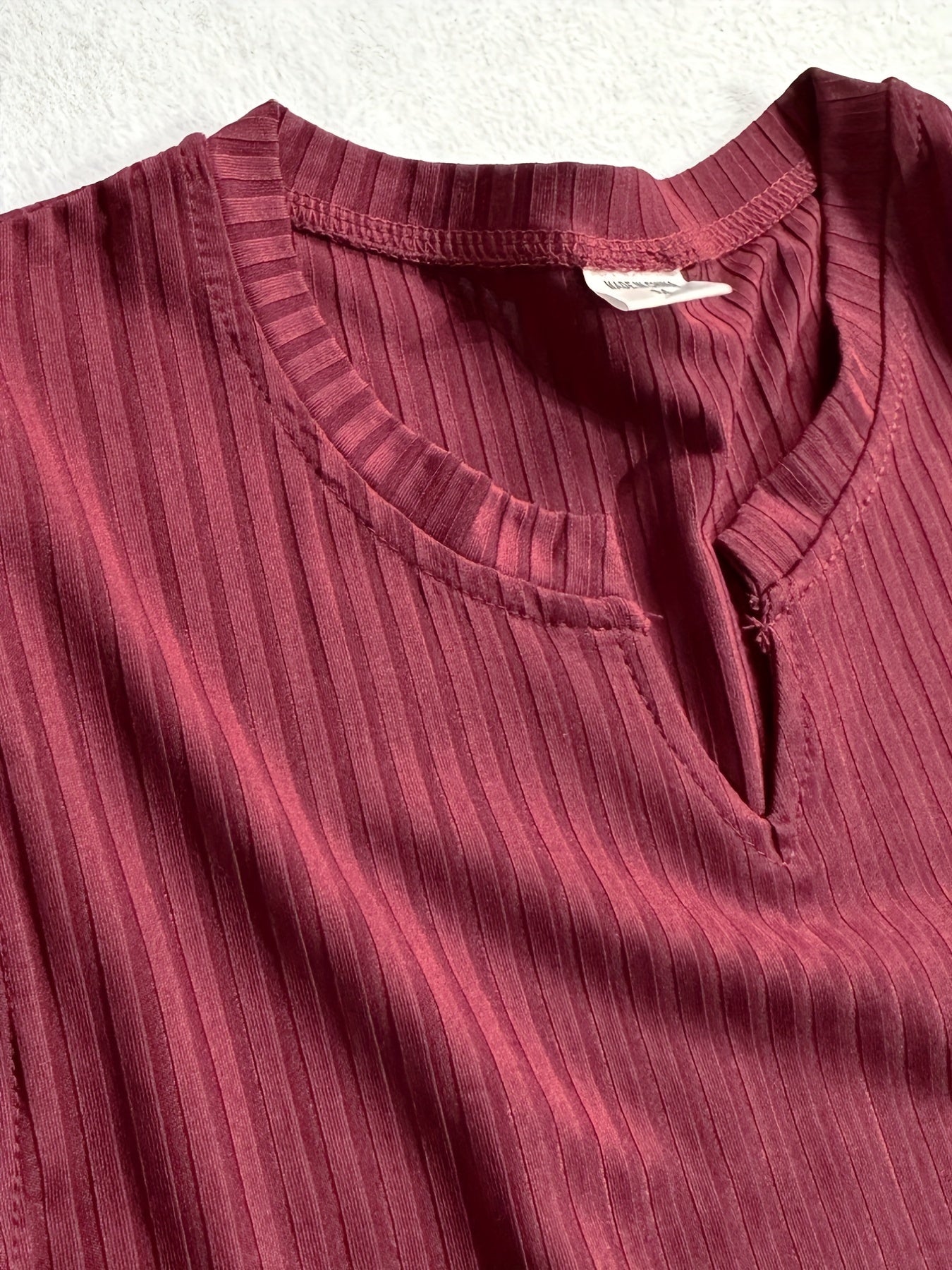 Débardeur d'été extensible en maille côtelée pour homme