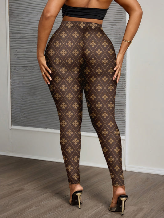 Leggings skinny élégants imprimés pour femme - Topdecheztop.fr