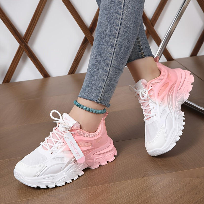 Baskets épaisses à lacets pour femme - Topdecheztop.fr