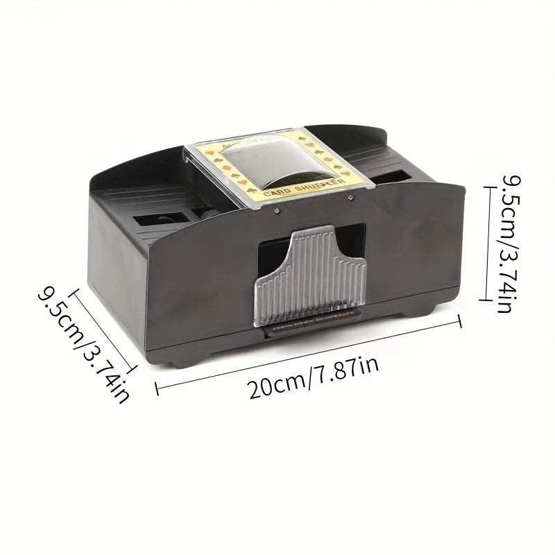 Mélangeur de cartes automatique pour deux jeux, un appareil pratique pour mélanger les cartes à jouer