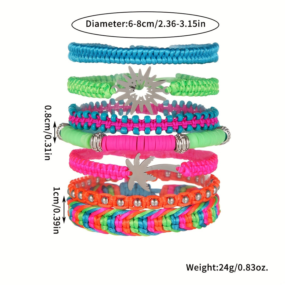Ensemble de 7 bracelets bohème chic pour femme - Topdecheztop.fr