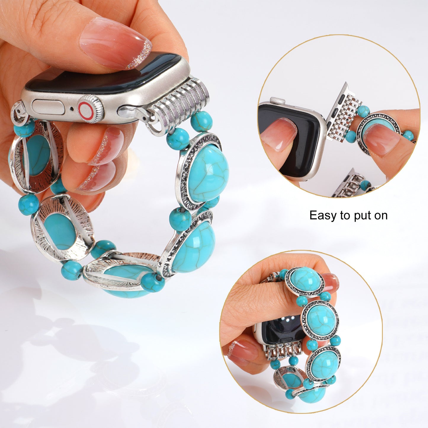 Bracelet de montre turquoise - Topdecheztop.fr