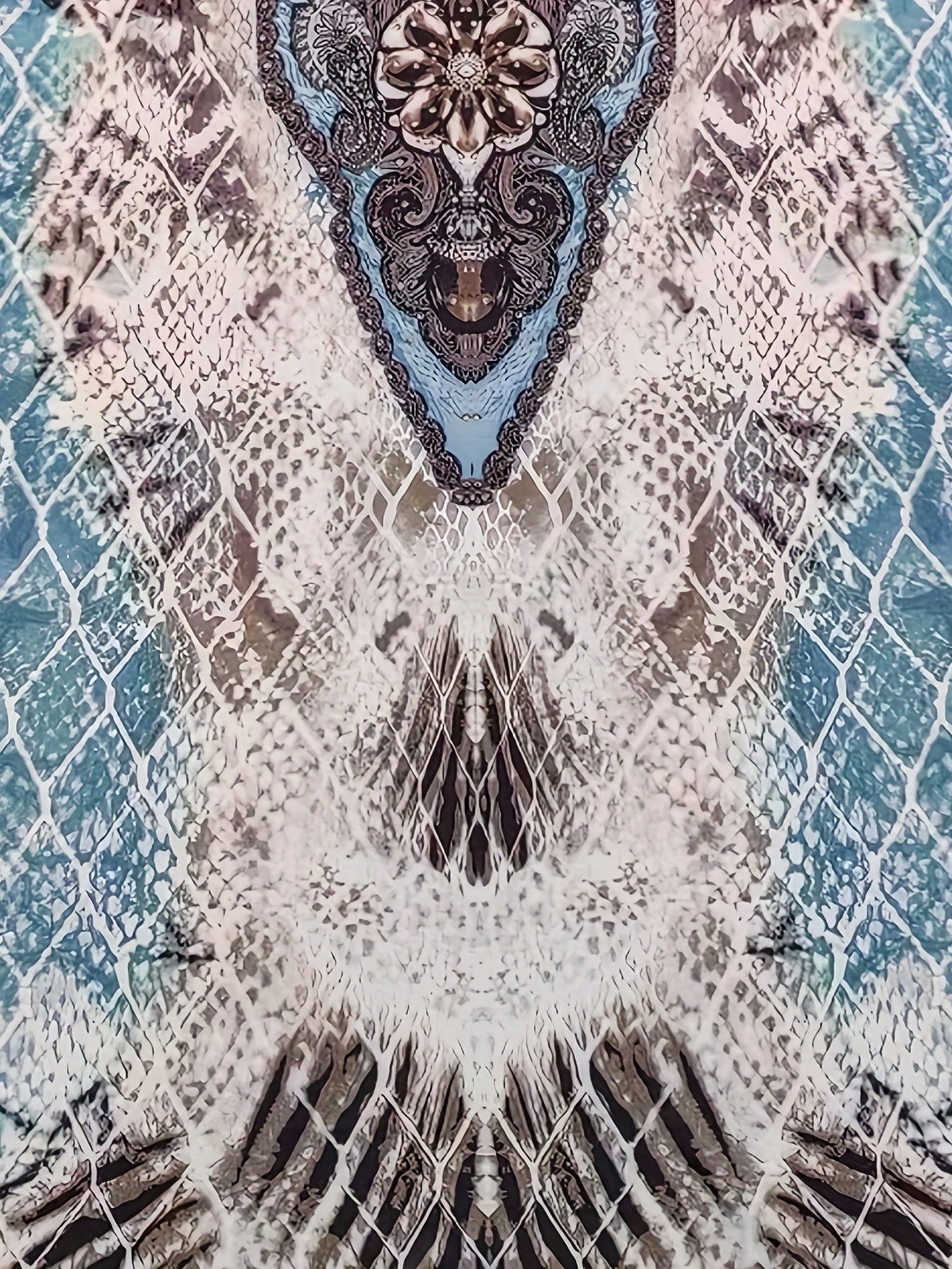 Robe à imprimé graphique - Topdecheztop.fr
