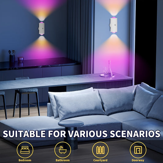Veilleuse LED avec détecteur de mouvement, 7 couleurs, rechargeable - Topdecheztop.fr