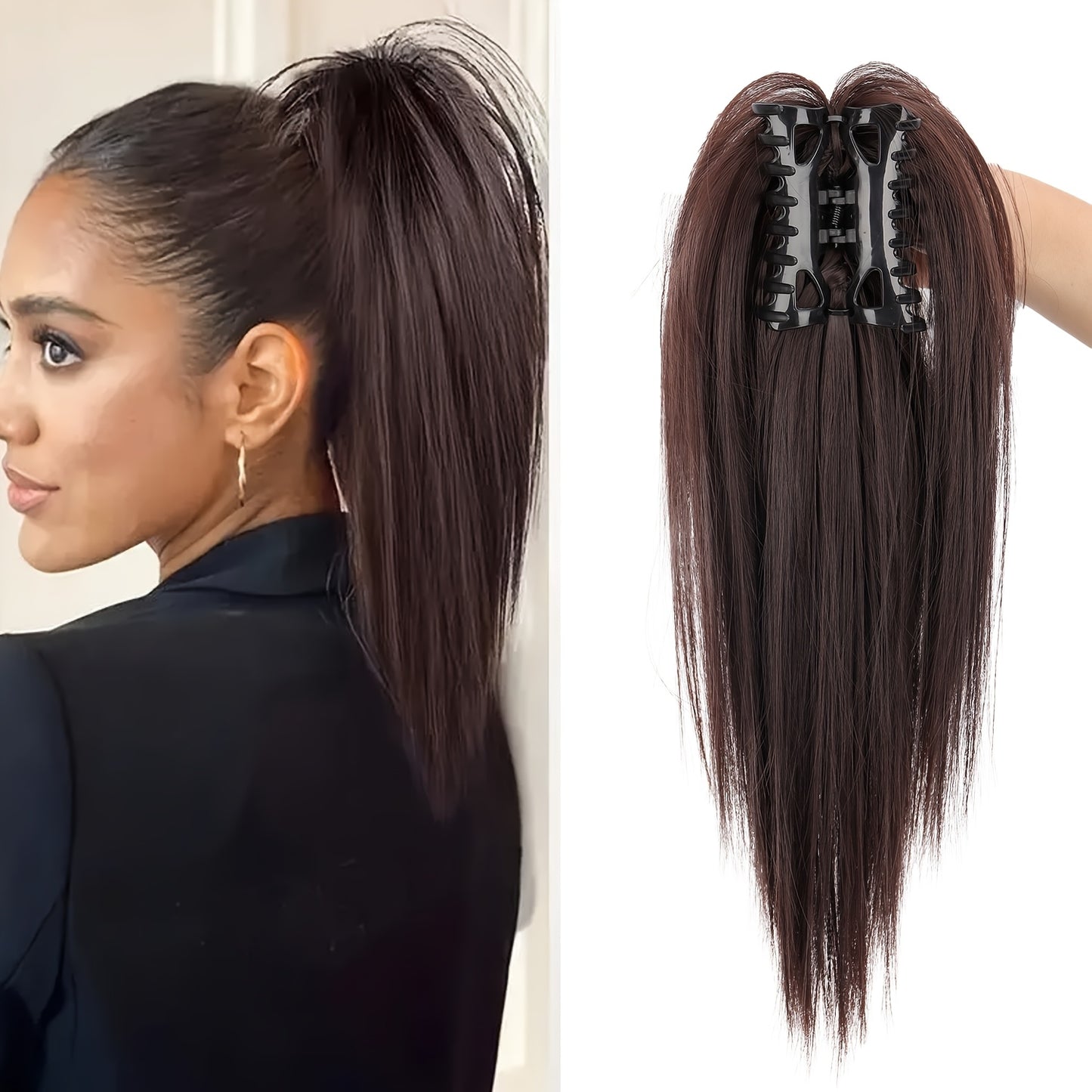 Perruque , queue de cheval pour femme - Cheveux synthétiques - Topdecheztop.fr