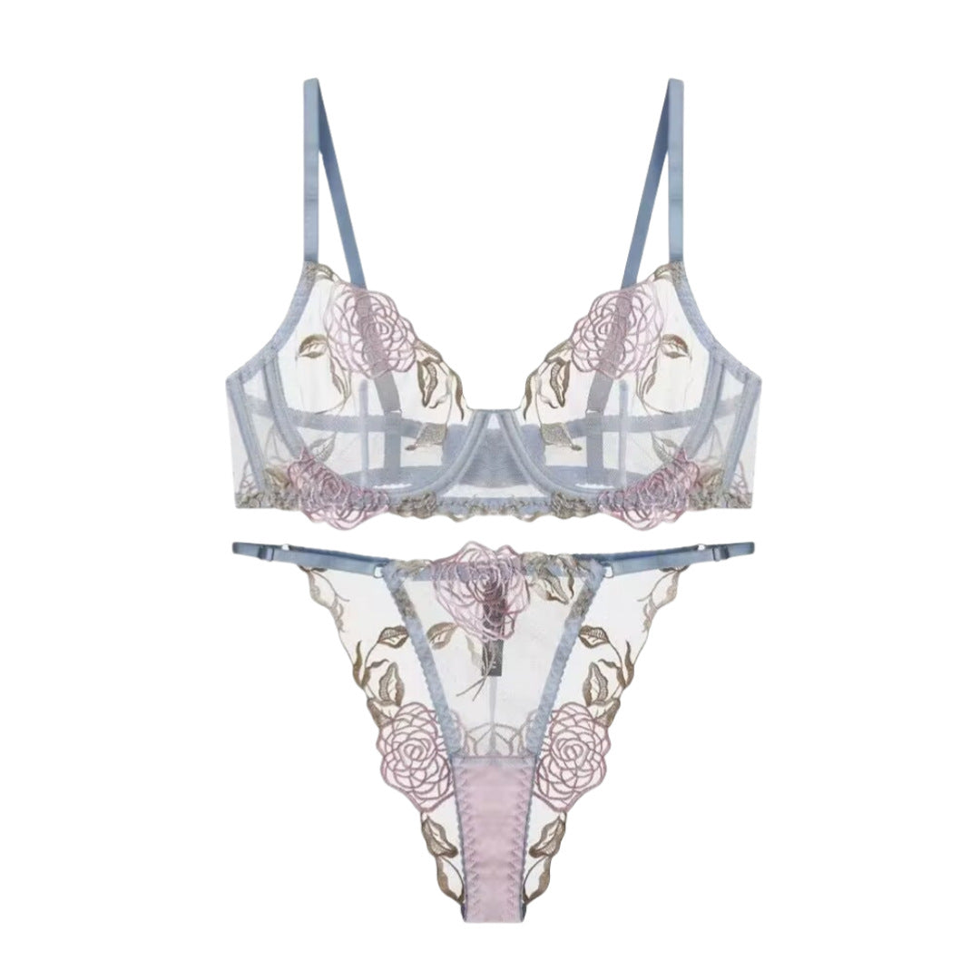 Nouveau soutien-gorge brodé de roses qui affine la poitrine des femmes