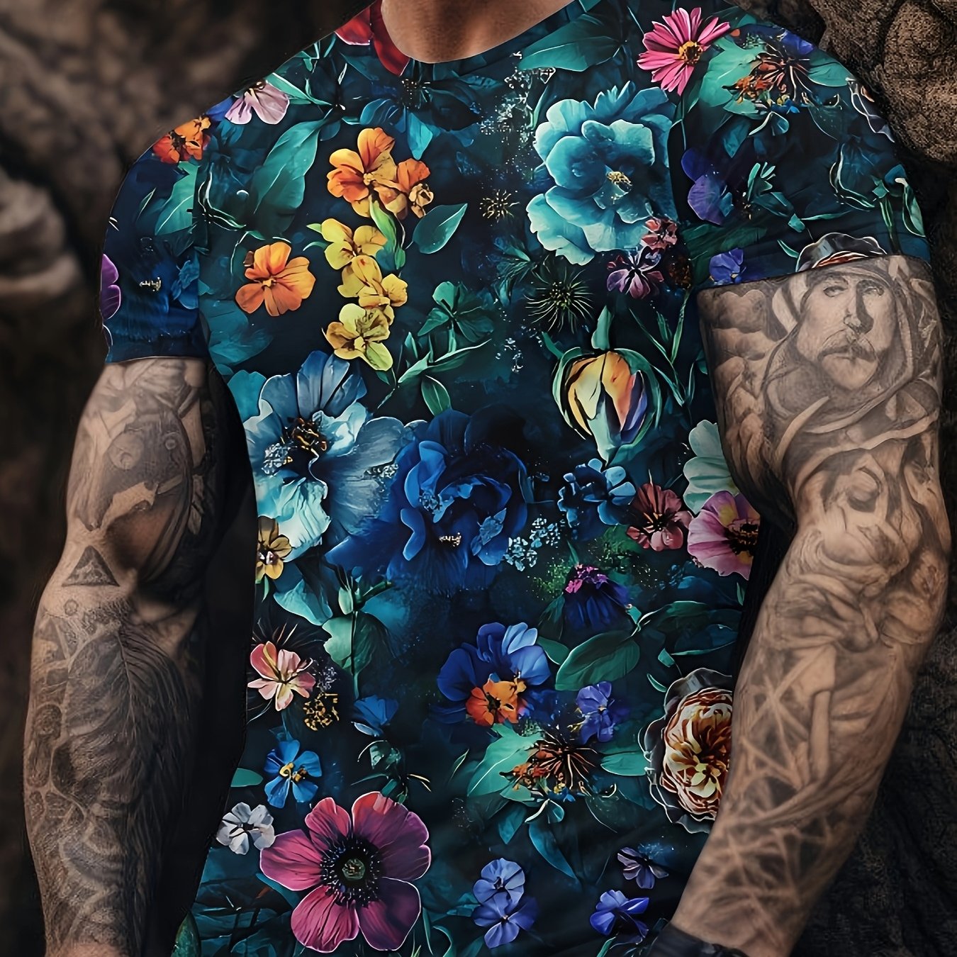 T-shirt d'été à manches courtes pour homme