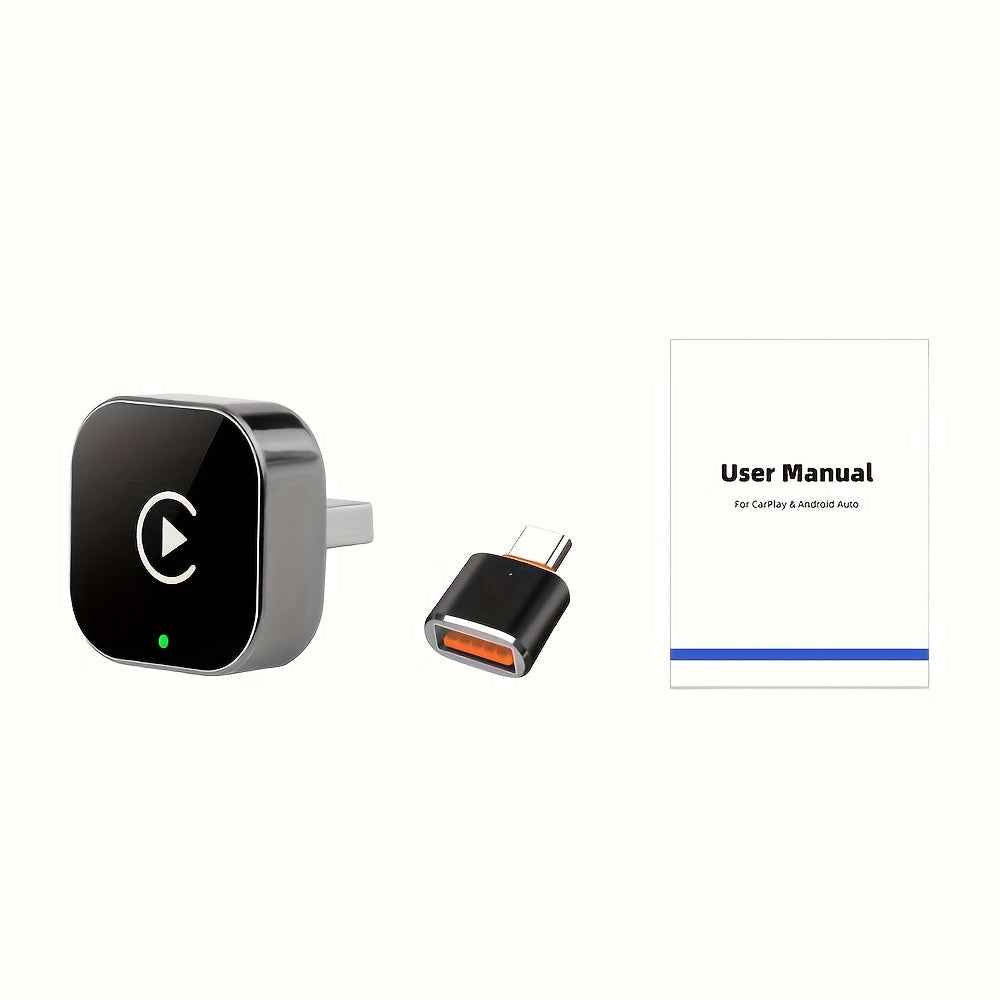 Adaptateur sans fil 2 en 1 CarPlay et Android Auto - Connexion automatique