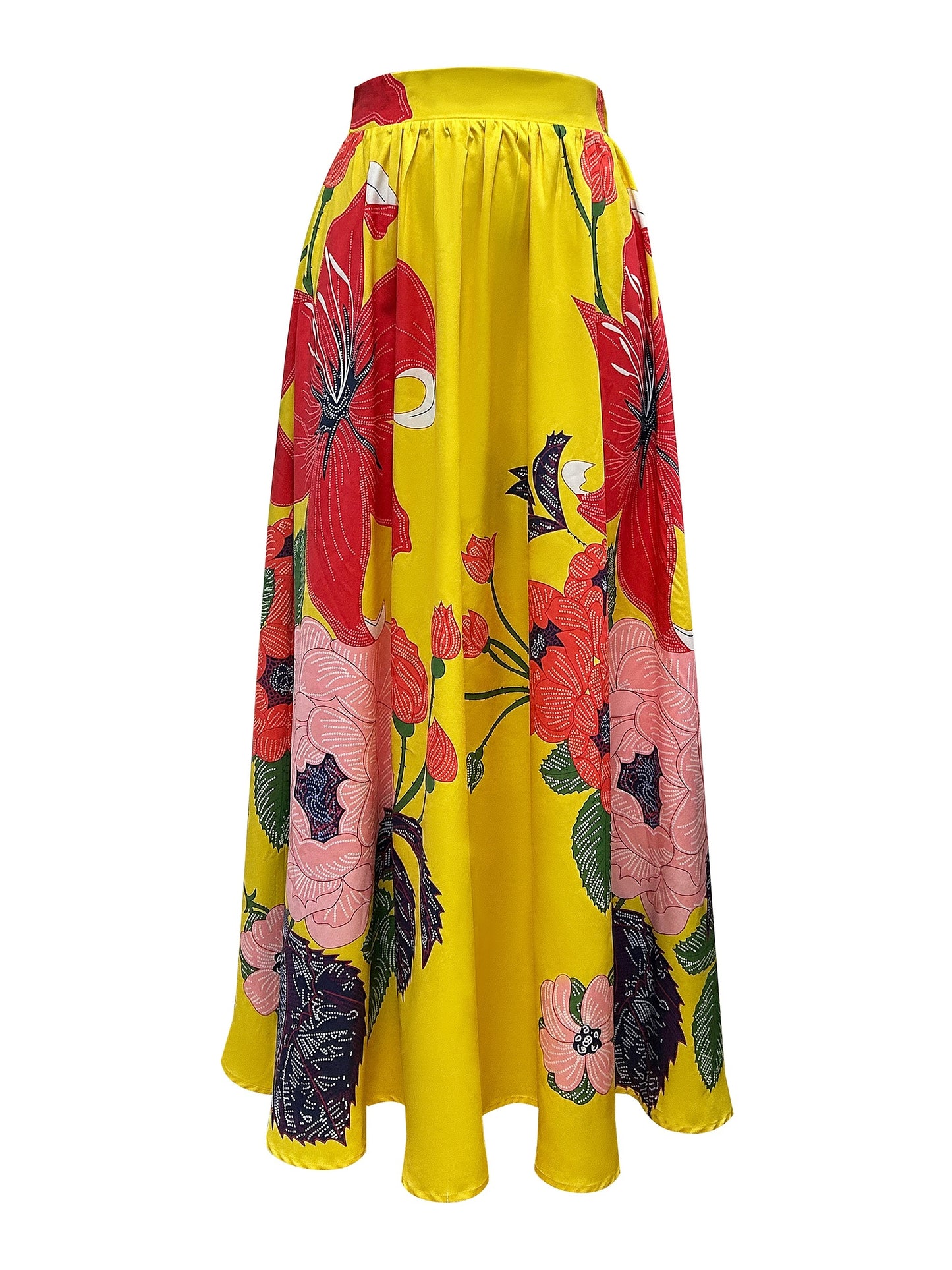 Jupe longue , imprimé, floral - Topdecheztop.fr