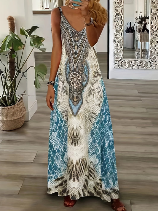 Robe à imprimé graphique - Topdecheztop.fr