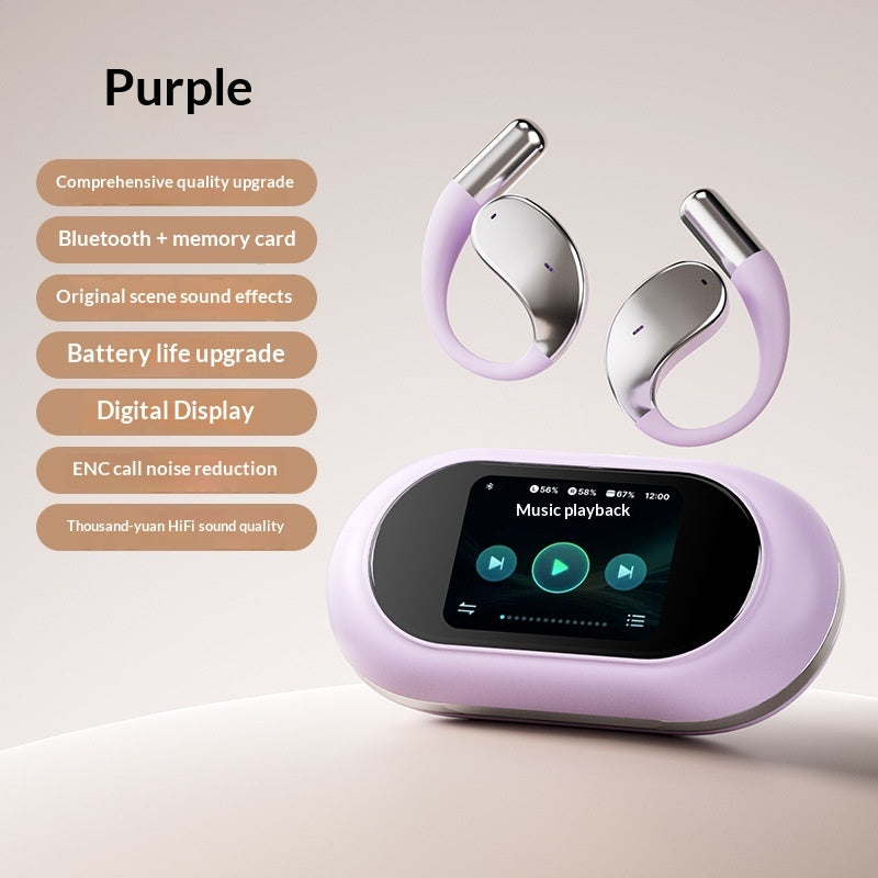 Écouteurs sans fil Bluetooth compatibles avec les cartes MP3
