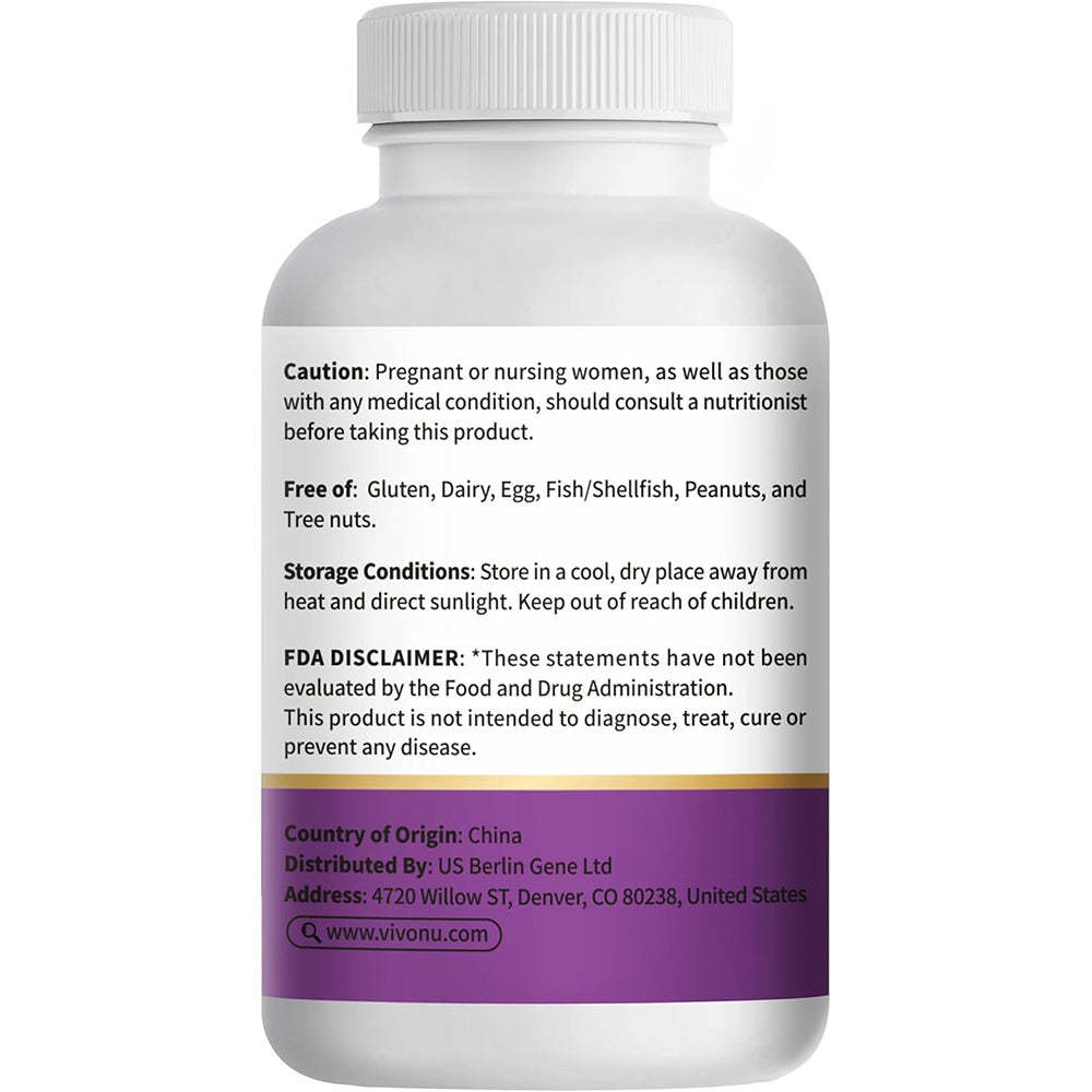 Complement Alimentaire NMN Liposome 15-en-1 1000mg Collagene NAD+ CoQ10 Resveratrol 120 Jours