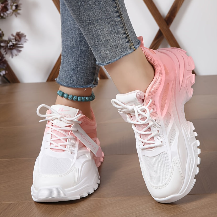 Baskets épaisses à lacets pour femme - Topdecheztop.fr