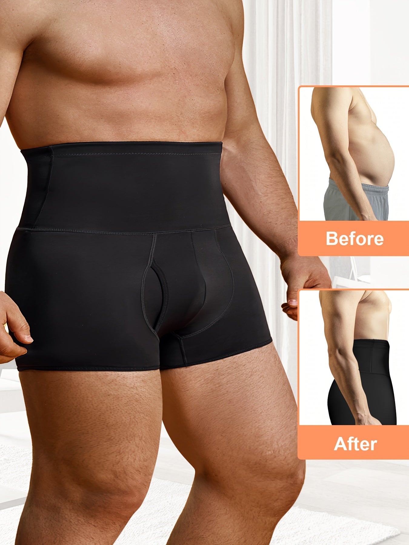 Short gainant taille haute pour homme - Topdecheztop.fr