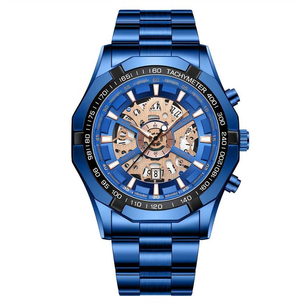 Montre Binbond Hollow Quartz étanche pour homme - Topdecheztop.fr