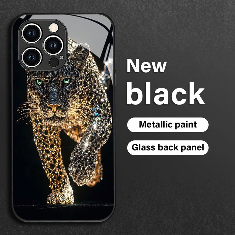 Une coque de téléphone en verre trempé élégante et haut de gamme, IPHONE