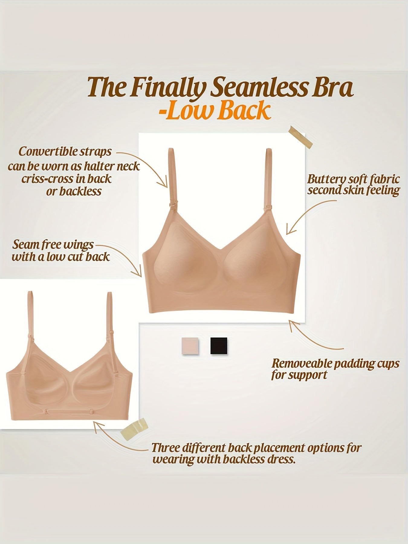 Soutien-gorge sans armatures pour femme - Topdecheztop.fr