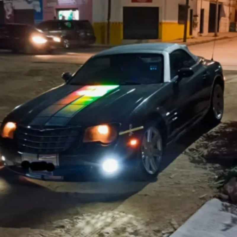 Universal 6-Stripes Fashion Car Sticker Parallel Lines Car Decals for SHELBY Mustang GT350 GT500 for