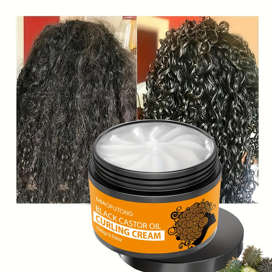 Crème Coiffante Élastique pour Cheveux Bouclés