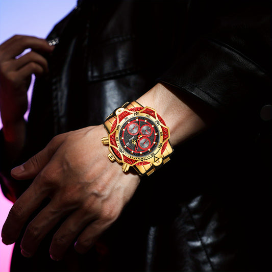 Montre à quartz de luxe YALALUSI pour homme